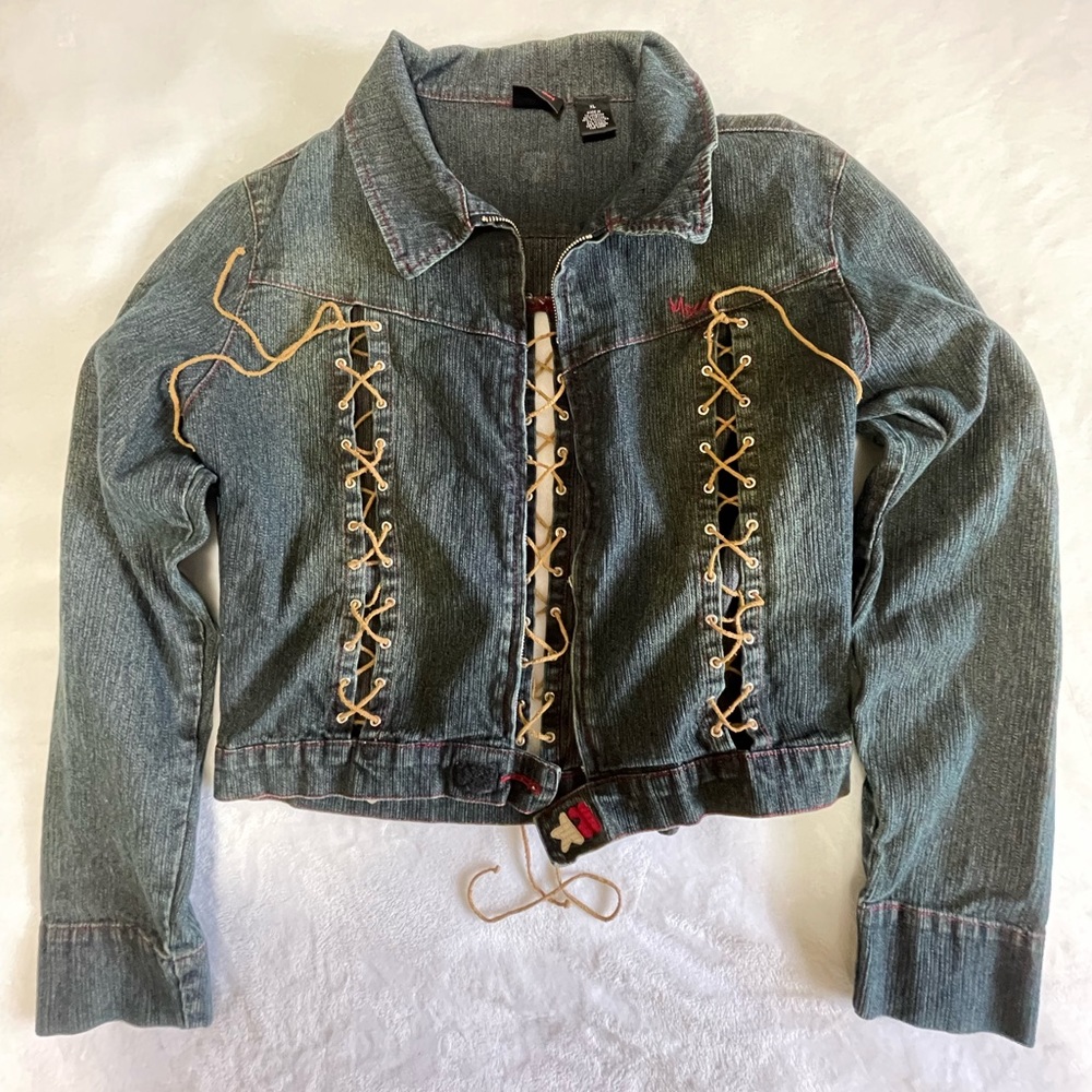 y2k mecca femme denim jacket